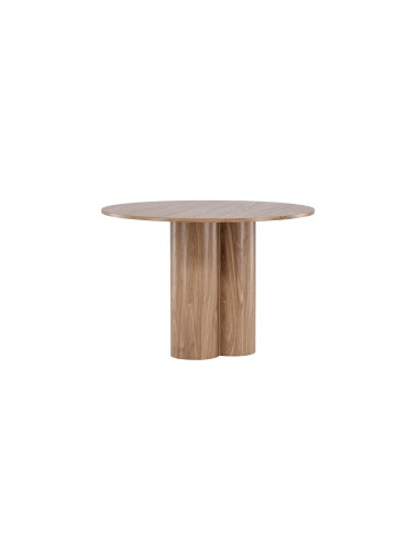 Runt matbord Olivia, Ø110 cm, Brun