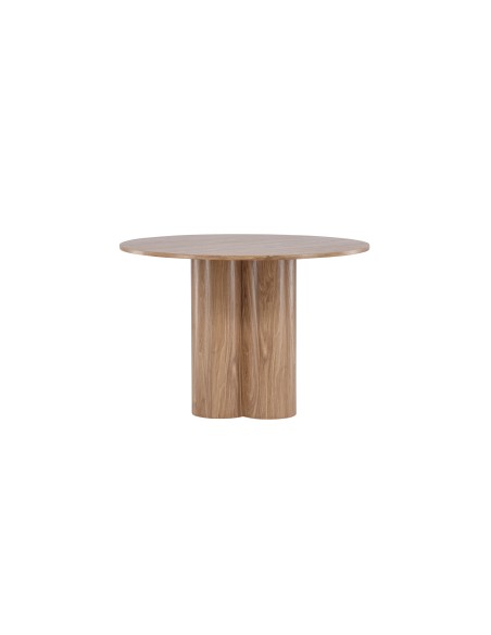 Runt matbord Olivia, Ø110 cm, Brun