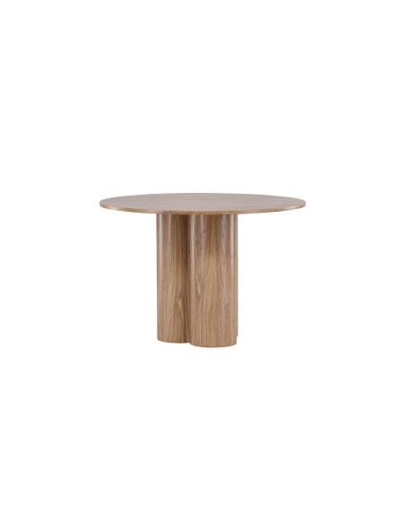 Runt matbord Olivia, Ø110 cm, Brun