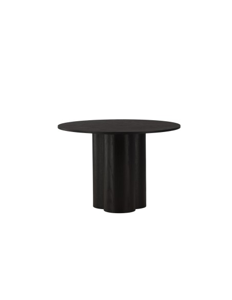 Runt matbord Olivia, Ø110 cm, Svart