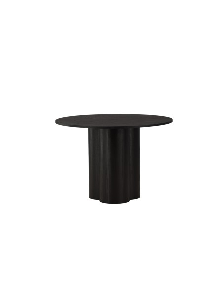 Runt matbord Olivia, Ø110 cm, Svart