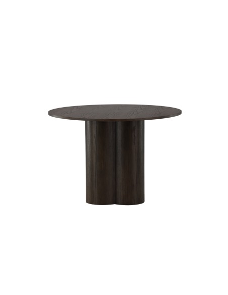Runt matbord Olivia, Ø110 cm, Mocca