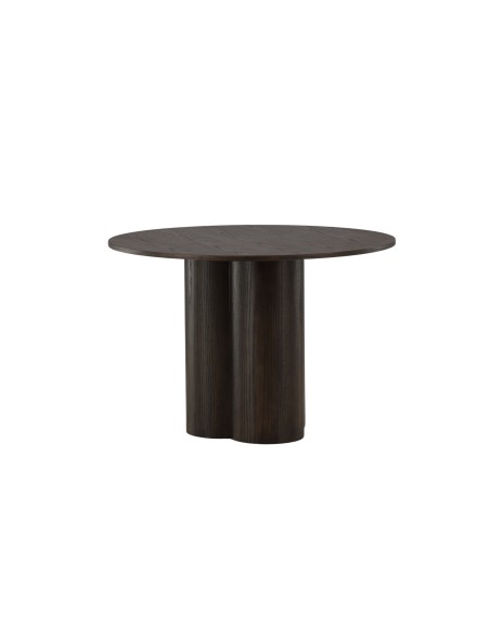 Runt matbord Olivia, Ø110 cm, Mocca