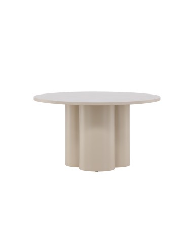 Runt soffbord Olivia, Ø80 cm, Beige
