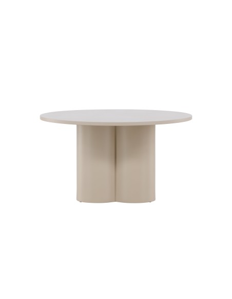 Runt soffbord Olivia, Ø80 cm, Beige
