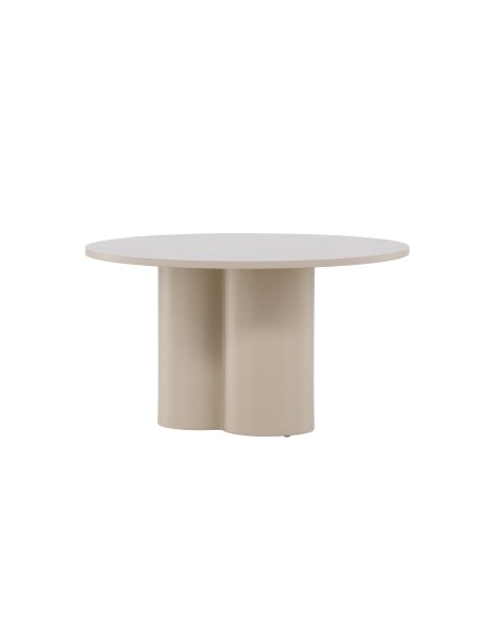 Runt soffbord Olivia, Ø80 cm, Beige