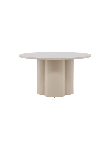 Runt soffbord Olivia, Ø80 cm, Beige
