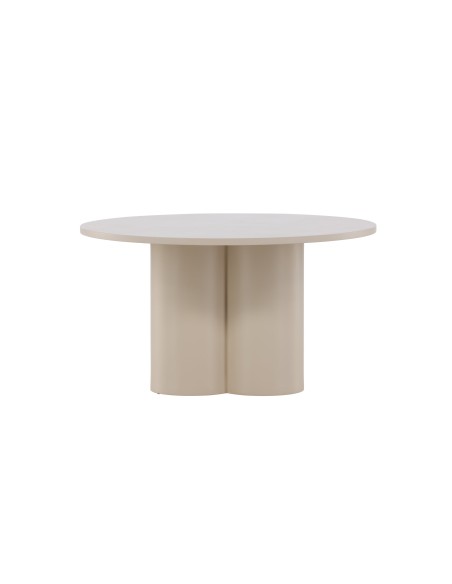 Runt soffbord Olivia, Ø80 cm, Beige