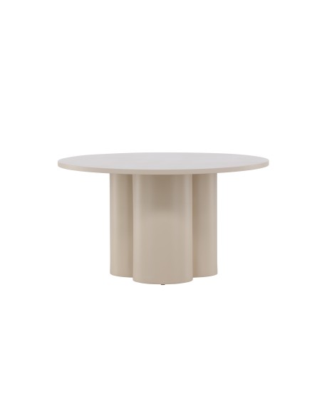 Runt soffbord Olivia, Ø80 cm, Beige
