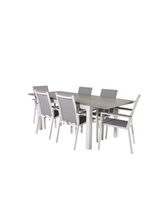 Matgrupp Albany med Parma matstolar, 152 × 90 cm 2
