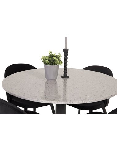 Matgrupp Razzia med Velvet matstolar