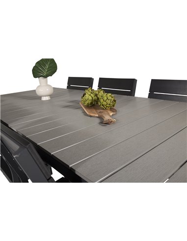 Matgrupp Levels med Levels matstolar, 224 × 100 cm