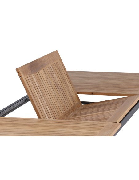 Matbord Panama, 224 × 100 cm, Svart