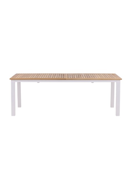 Matbord Panama, 220 × 100 cm, Vit