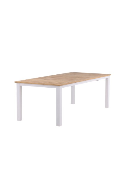 Matbord Panama, 220 × 100 cm, Vit
