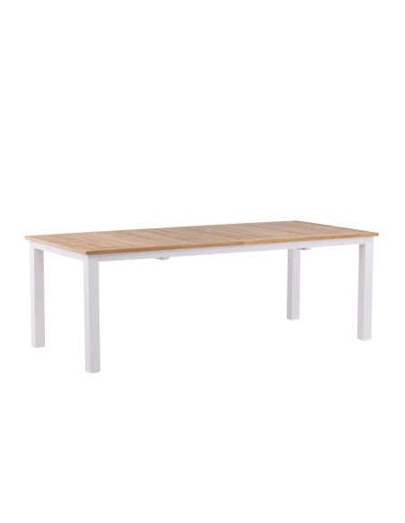 Matbord Panama, 220 × 100 cm, Vit