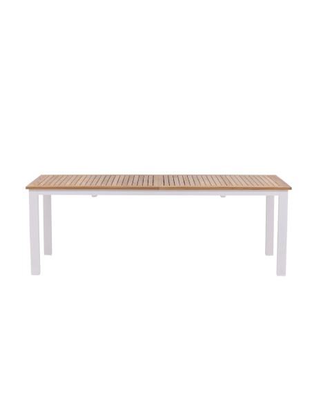 Matbord Panama, 220 × 100 cm, Vit