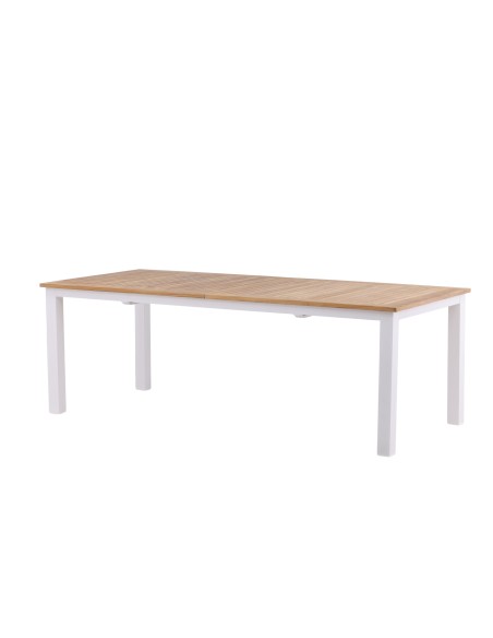Matbord Panama, 220 × 100 cm, Vit