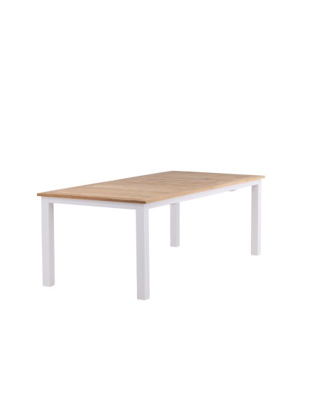 Matbord Panama, 220 × 100 cm, Vit