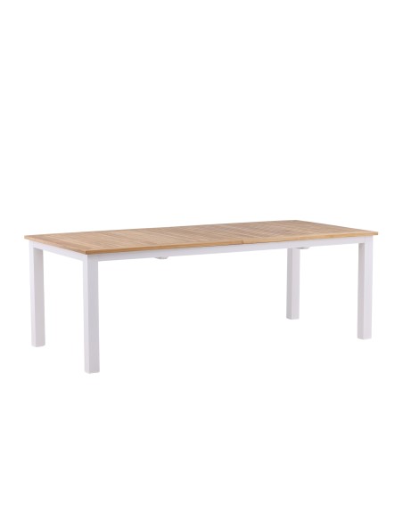 Matbord Panama, 220 × 100 cm, Vit