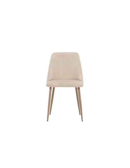 Matstol Night, Beige/Valnöt