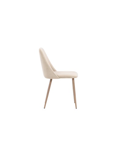 Matstol Night, Beige/Valnöt