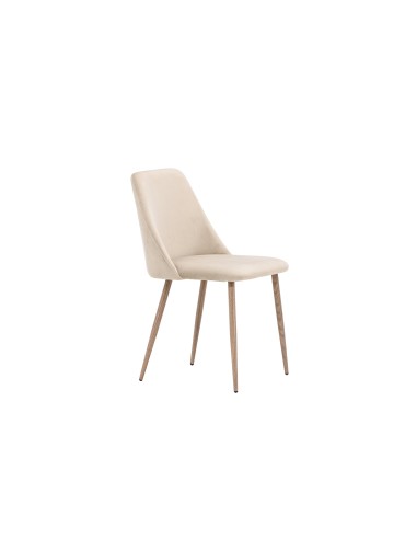 Matstol Night, Beige/Valnöt