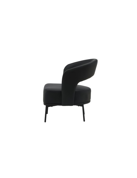 Fåtölj Mundo, 75 × 71 cm, Svart