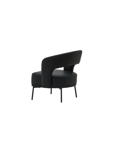 Fåtölj Mundo, 75 × 71 cm, Svart