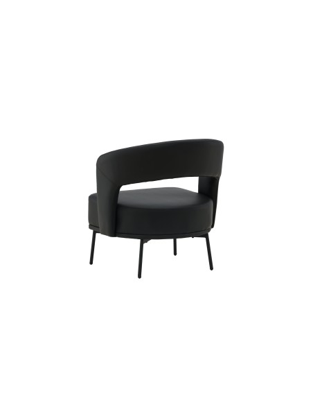 Fåtölj Mundo, 75 × 71 cm, Svart