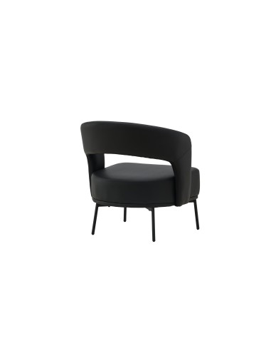 Fåtölj Mundo, 75 × 71 cm, Svart