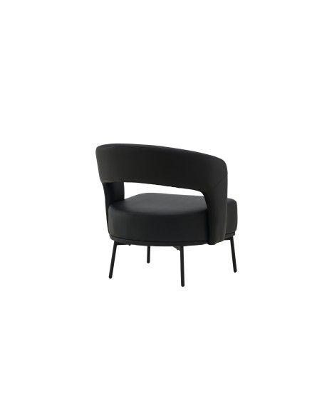 Fåtölj Mundo, 75 × 71 cm, Svart