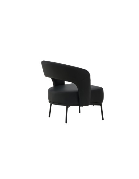 Fåtölj Mundo, 75 × 71 cm, Svart