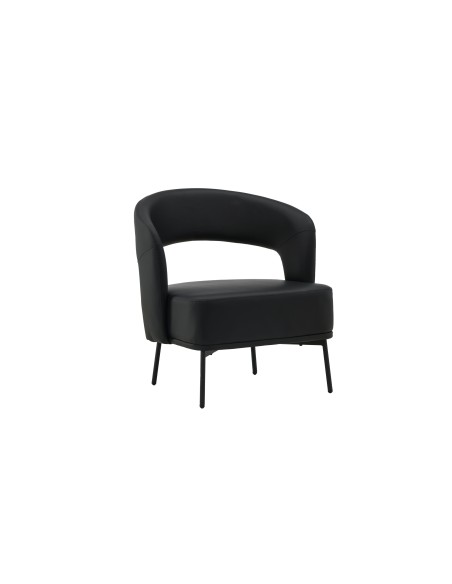 Fåtölj Mundo, 75 × 71 cm, Svart