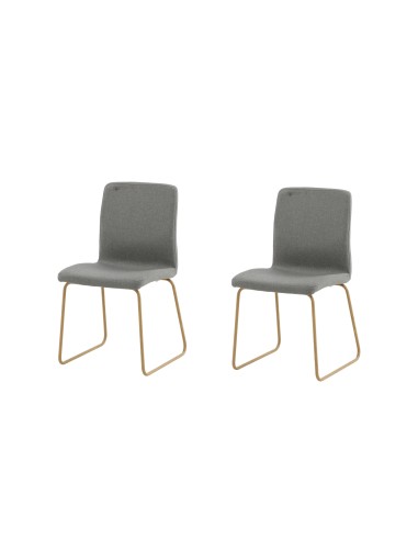 Matstol Mace, Grå/Natur