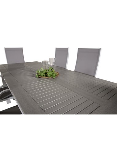Matgrupp Albany med Copacabana matstolar, 152 × 90 cm