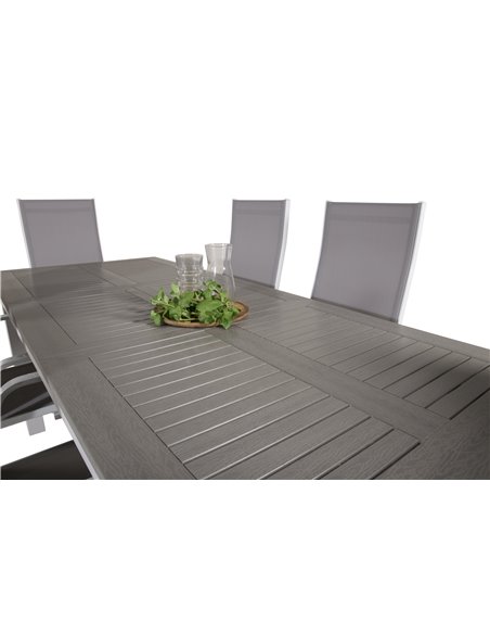 Matgrupp Albany med Copacabana matstolar, 152 × 90 cm