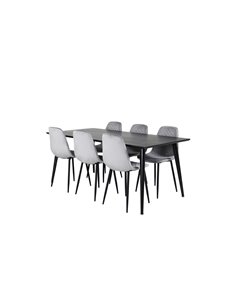 Matgrupp Dipp med Polar matstolar, 180 × 90 cm 2