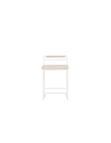 Barstol Opelika, Beige/Vit