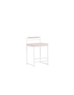 Barstol Opelika, Beige/Vit 2