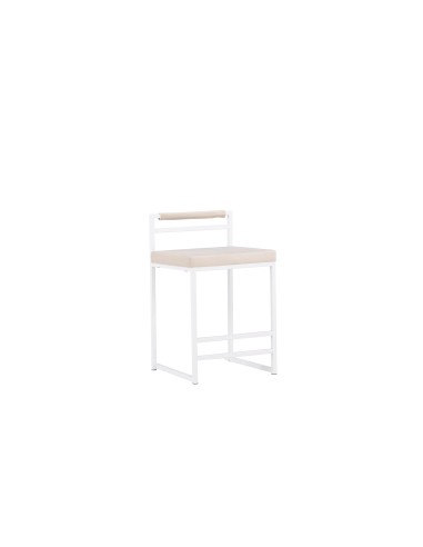 Barstol Opelika, Beige/Vit