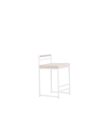 Barstol Opelika, Beige/Vit