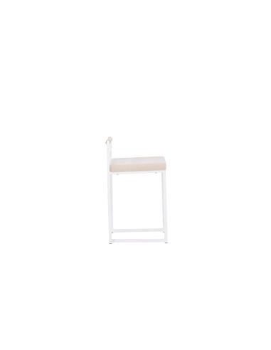 Barstol Opelika, Beige/Vit