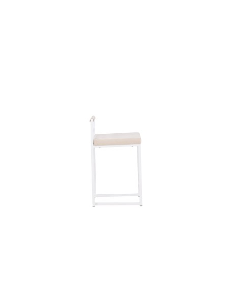 Barstol Opelika, Beige/Vit