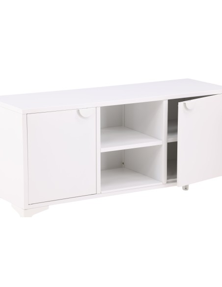 TV-bänk Piring, 120 cm, Vit