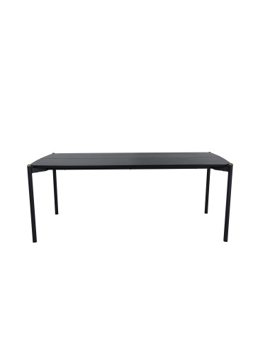 Matbord Pelle, 190 × 90 cm, Svart