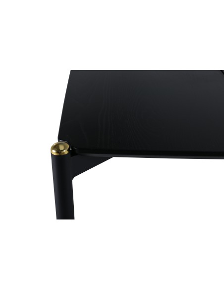 Matbord Pelle, 190 × 90 cm, Svart