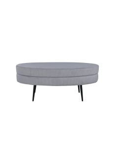 Fåtölj Otto Ottoman, 100 × 40 cm, Grå