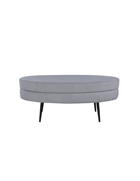 Fåtölj Otto Ottoman, 100 × 40 cm, Grå