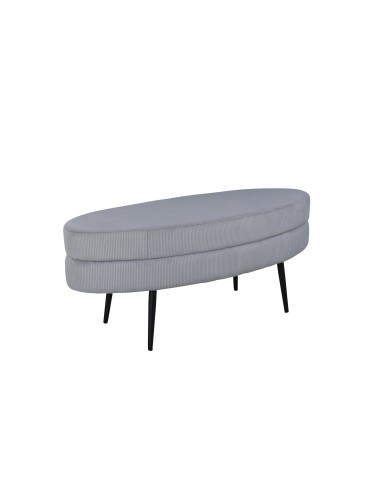 Fåtölj Otto Ottoman, 100 × 40 cm, Grå